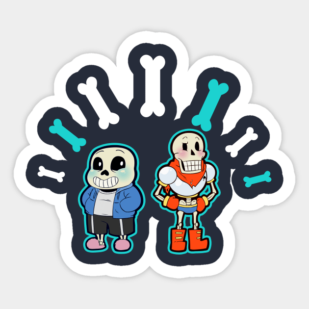 Skelebros Sticker by RainytaleStudio